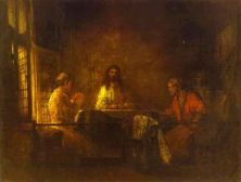 Haga click para ver la imagen ampliada the pilgrims at emmaus.jpg